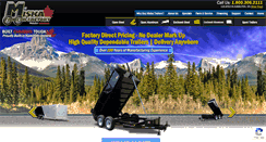 Desktop Screenshot of miskatrailers.com
